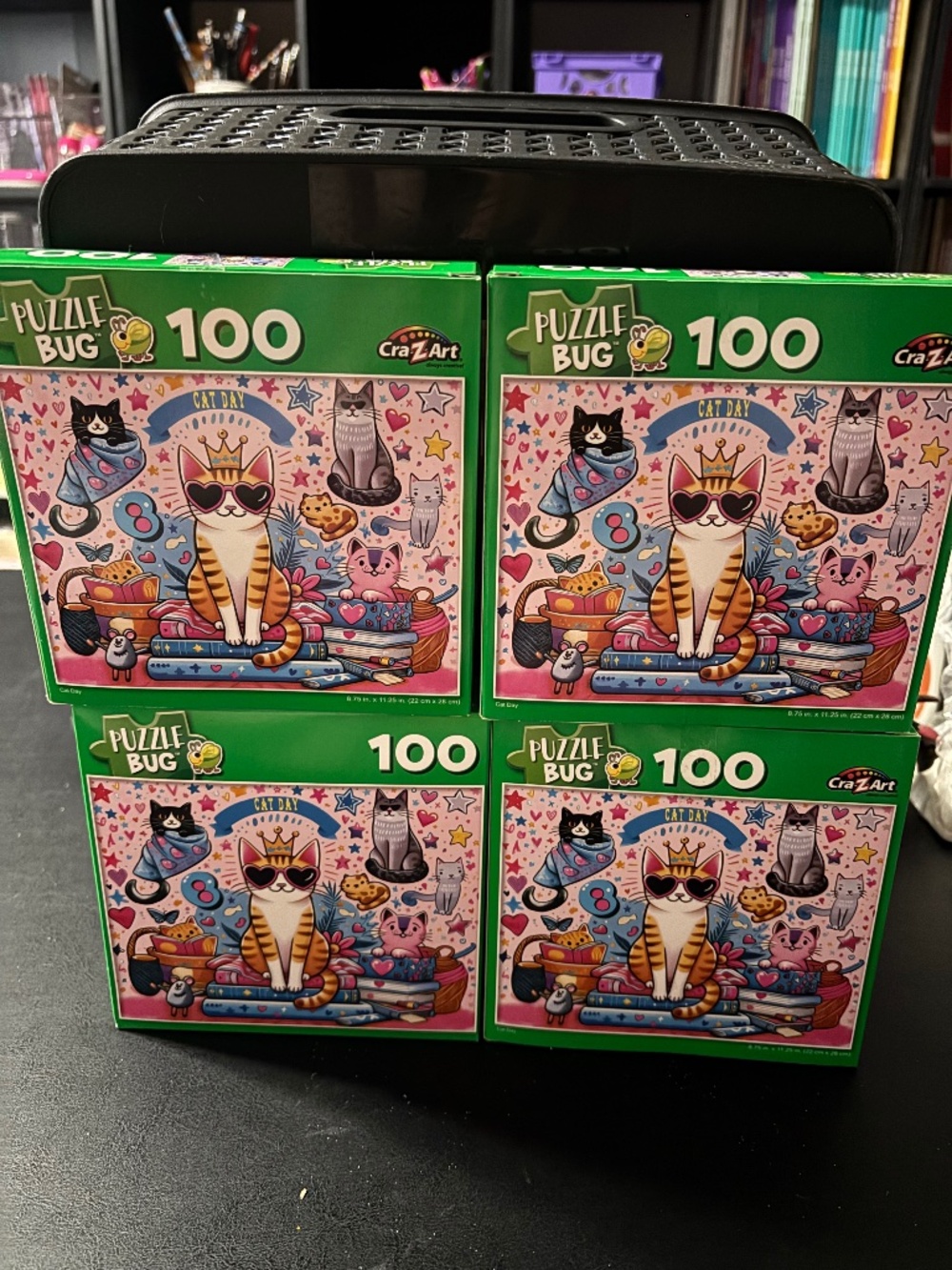 Cat puzzles x4